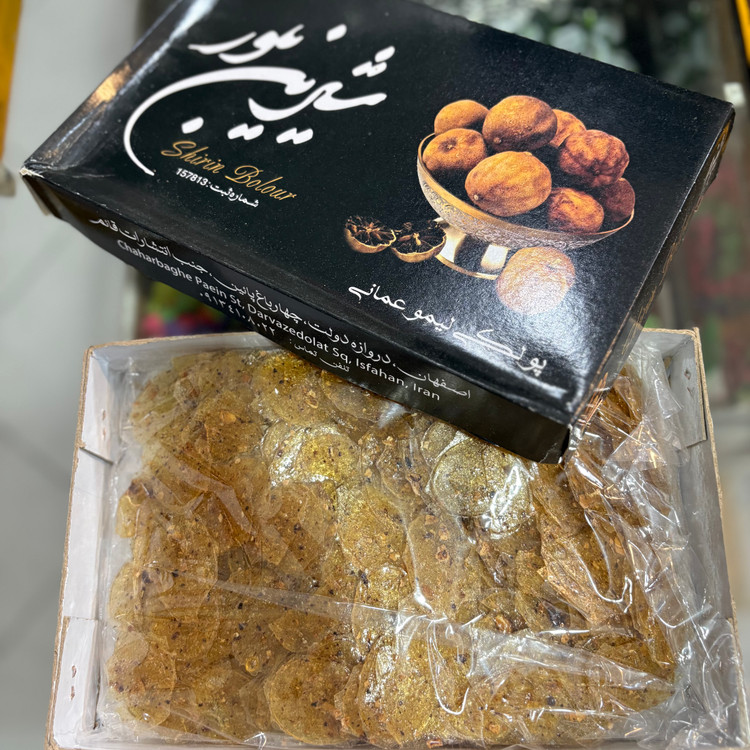 پولکی لیمویی 700 گرمی شیرین بلور اصفهان