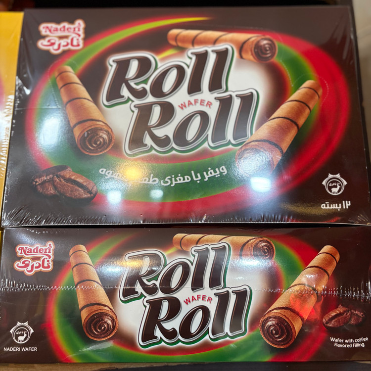 ویفر رول رول بسته 12 عددی نادری