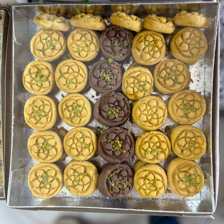 شیرینی کرکی 650 گرمی هل و گلاب کویر
