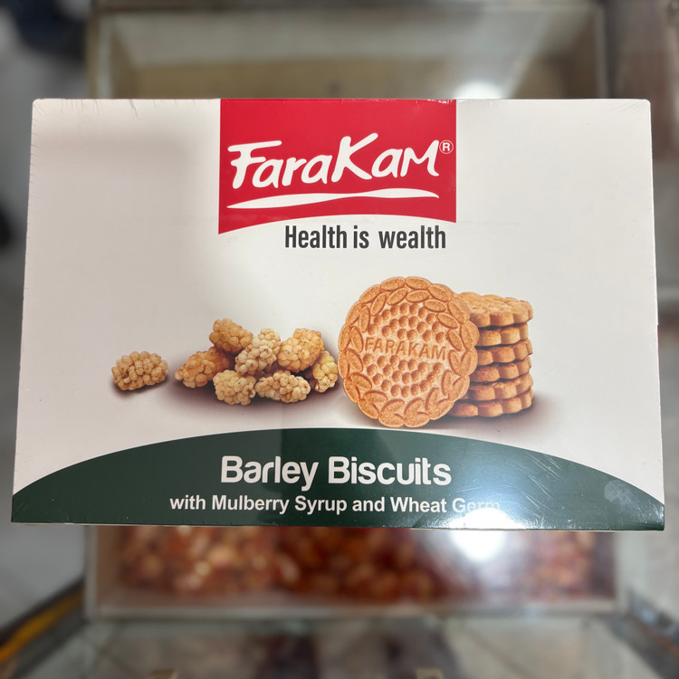 بیسکویت آرد جو با شیره توت ۵۰۰ گرمی فراکام