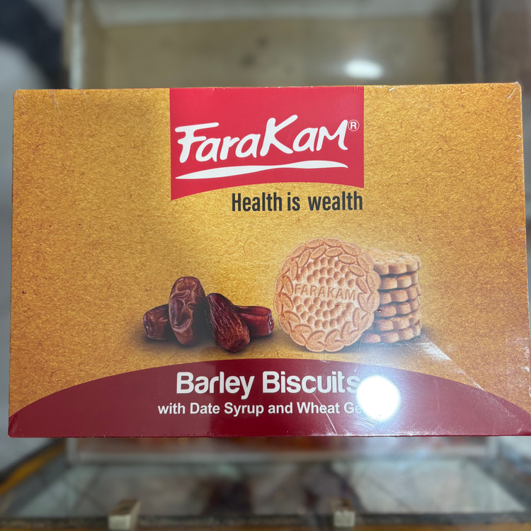 بیسکویت آرد جو با شیره خرما ۵۰۰ گرمی فراکام